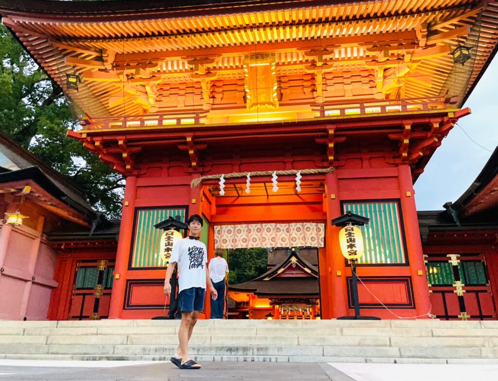 富士山登山、安全祈願